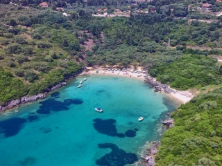 Zavia Aerial Παραλία Ζάβια - Σύβοτα