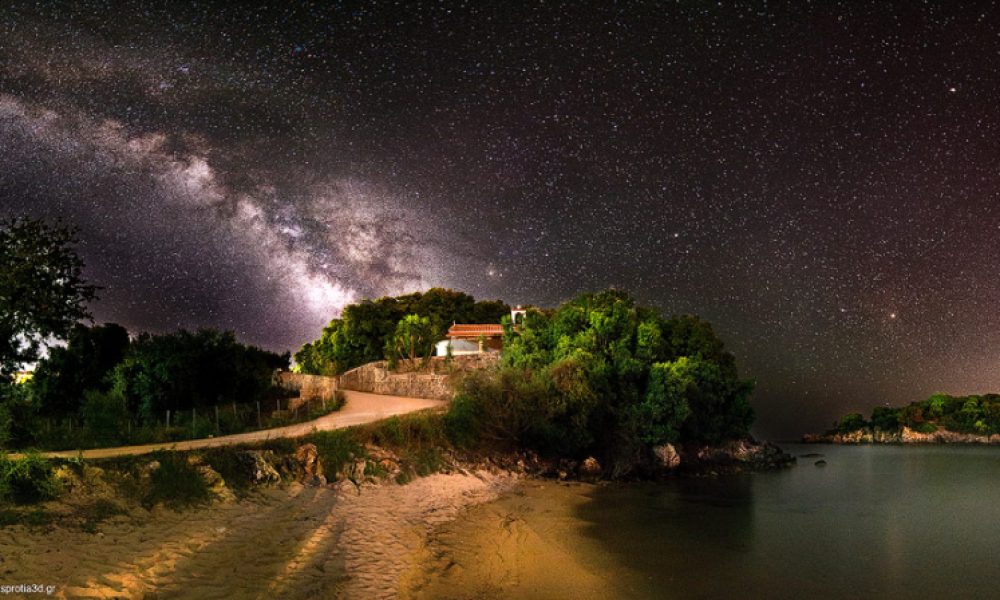 Ο γαλαξίας στη παραλία Αγία Παρασκευή – Πέρδικα