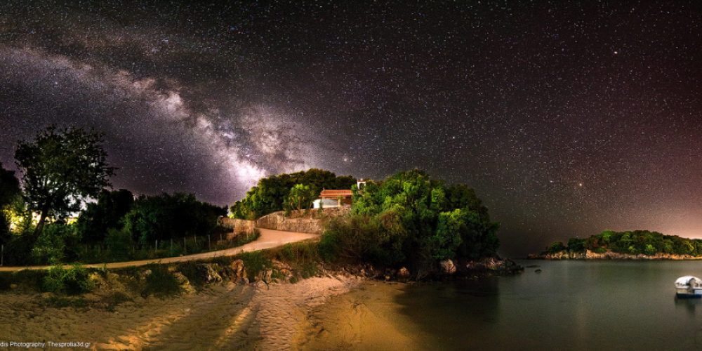Ο γαλαξίας στη παραλία Αγία Παρασκευή – Πέρδικα